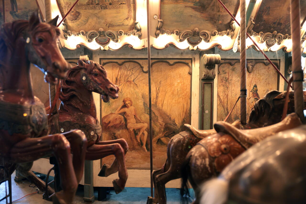 Griffith Park merry-go-round horses