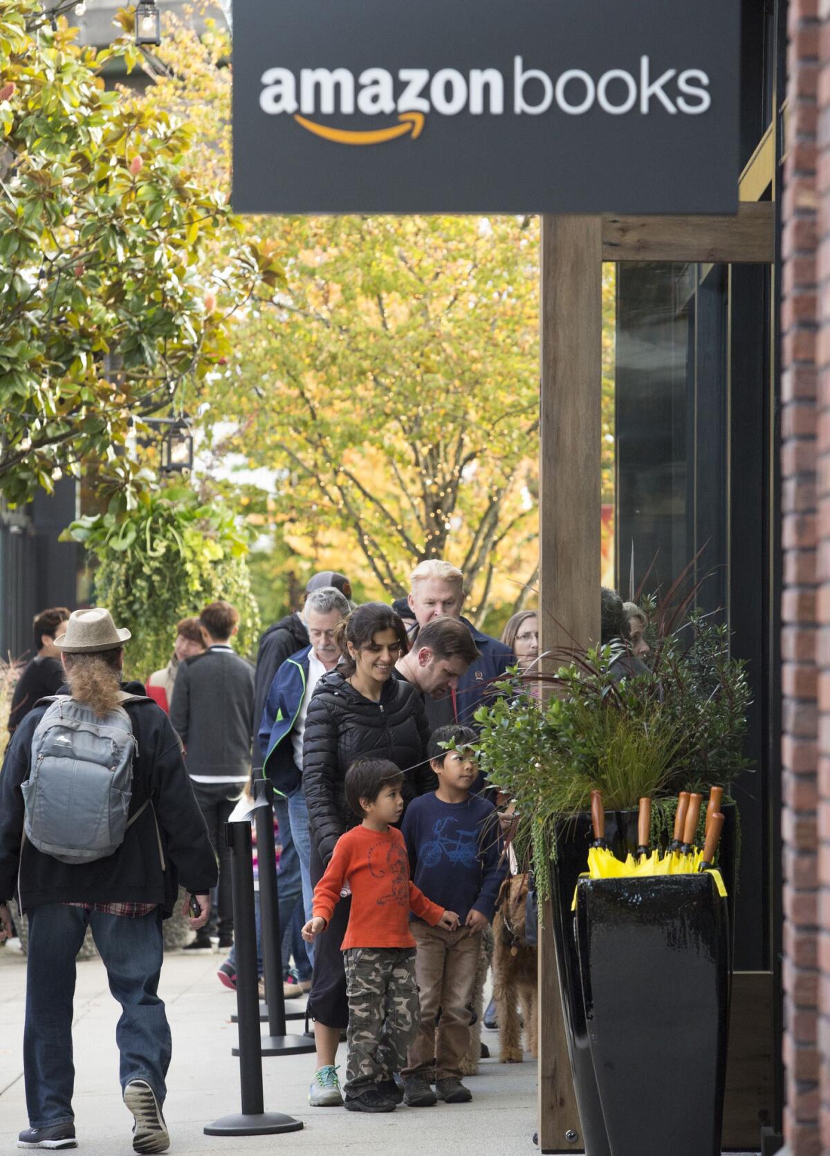 Amazon opened its first bricks-and-mortar bookstore last November in Seattle.