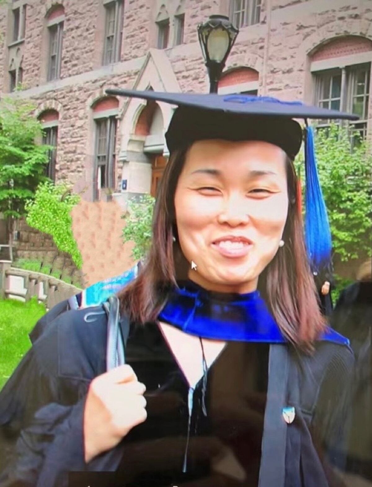 Dr. Yan Li at her graduation from Yale University