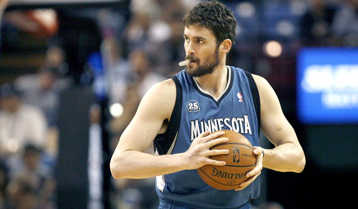 Timberwolves power forward Kevin Love is headed to Cleveland.