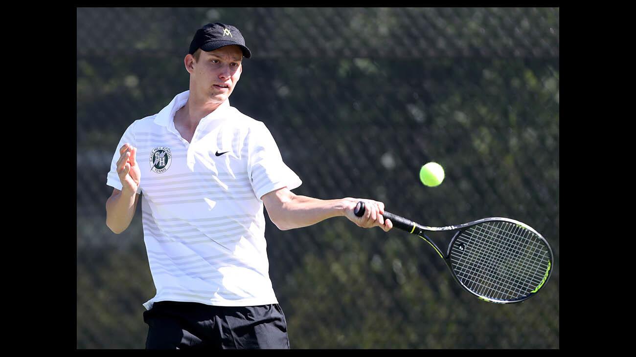 Photo Gallery: Sage Hill vs. Northwood in boys' tennis