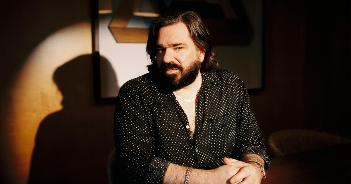 As suburban vampire Laszlo, Matt Berry stretches his improv (bat) wings