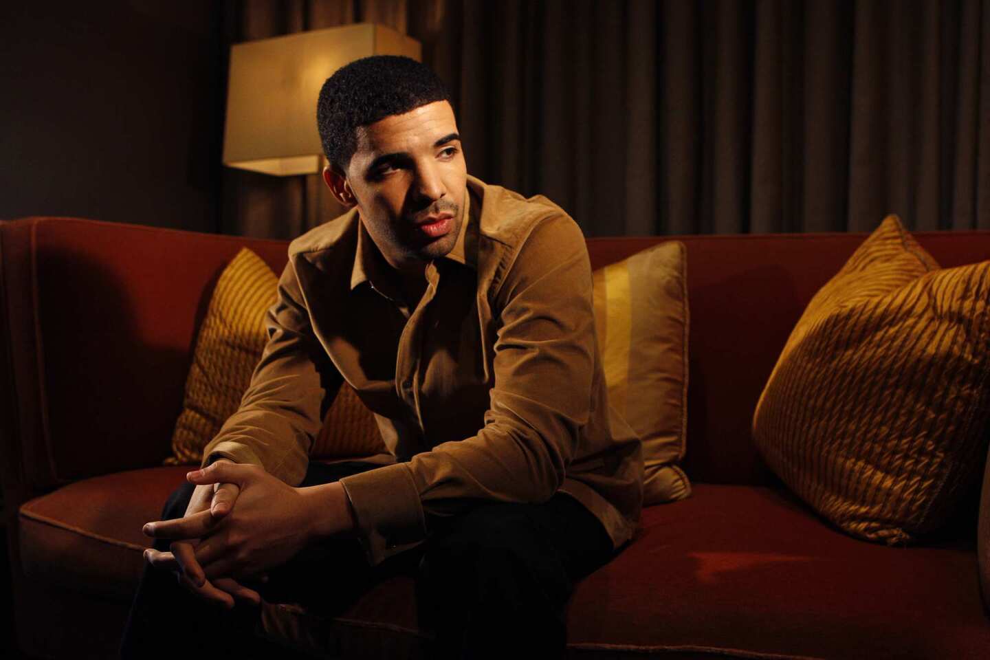 To discuss Drake requires a mention of how he represents the softer side of hip-hop. It's not just anyone, after all, who gets a guest harmonica turn from Stevie Wonder. His gorgeously pensive solo ends "Doing It Wrong," a stand-out R&B cut in which Drake is nearly too nervous to end a relationship.The template on Drake's chart-topping 2011 album "Take Care," and for essentially the entirety of Drake's young career, is Kanye West's "808s & Heartbreak." Drake shares West's love for mood and never-ending existential analysis (80 minutes of it, to be precise). "Marvin's Room" showcases Drake's talents for both: he recounts how his sexual conquests are destroying his love life, sounding lost in murky, synthesized soul.Now if he'll just stop complaining about his taxes.