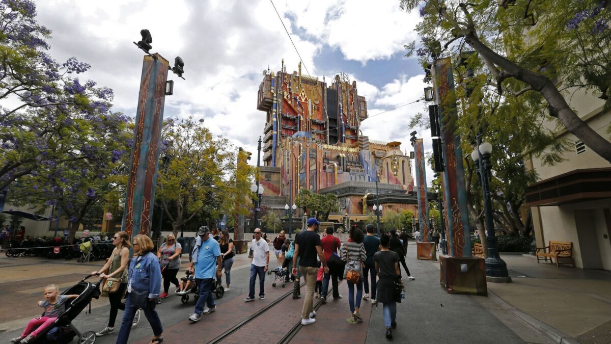 Disneyland's Guardians of the Galaxy — Mission: Breakout ride in Anaheim is expected to be part of a larger land dedicated to Marvel superheroes.
