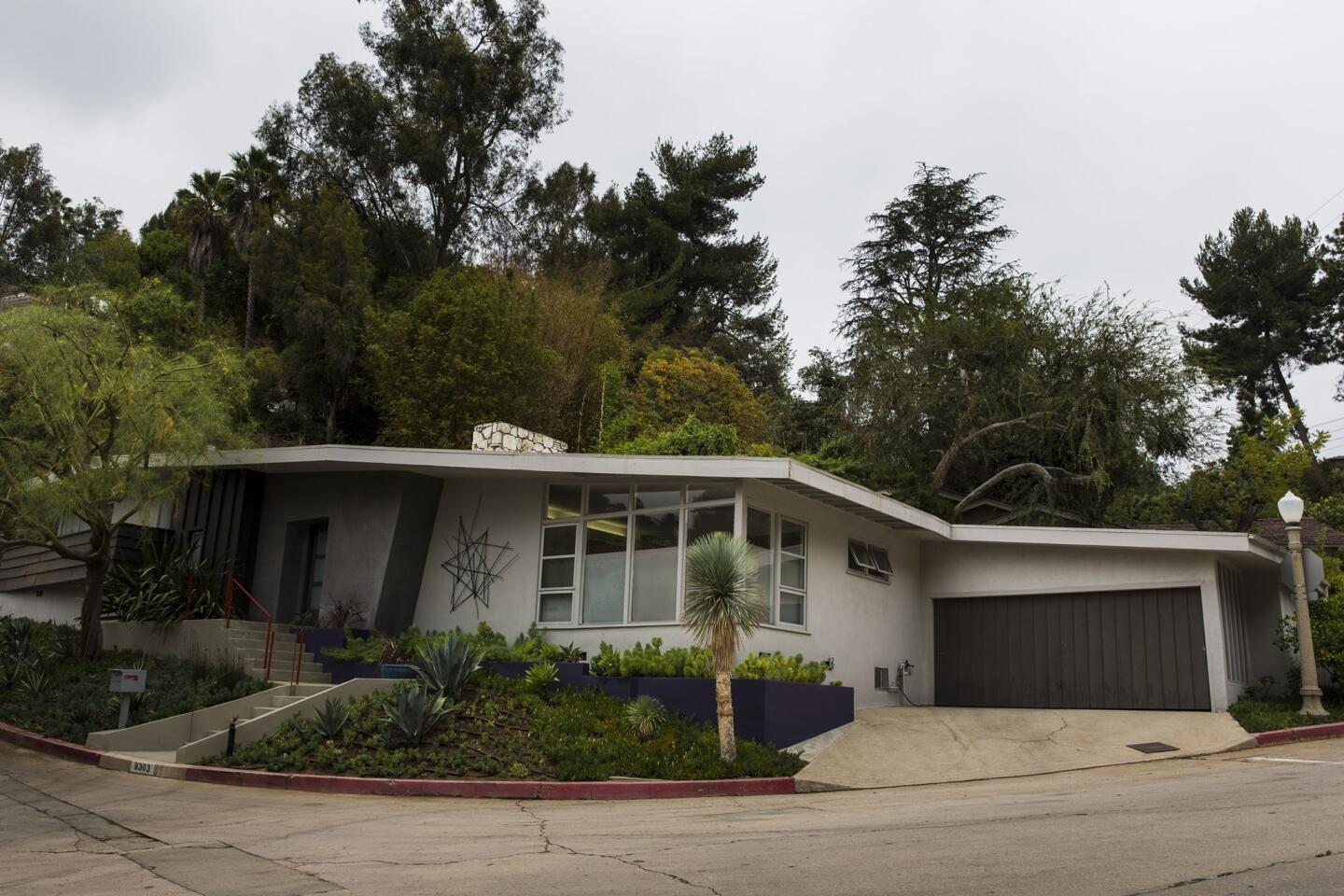 The 1956 home of Emily Ain (daughter of famed architect Gregory Ain) and her husband, architect James Matson. When the couple first looked at the house -- a 2,300-square-foot, three-bedroom, three-bath, Beverly Crest Home -- their real estate agent discouraged them from making an offer.