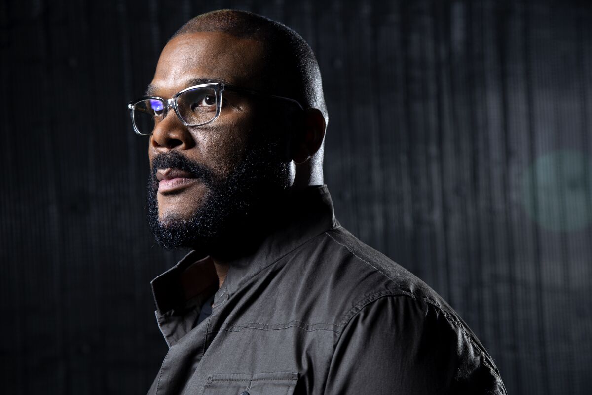 Tyler Perry, who is preparing to expand his namesake studios in Atlanta on Saturday.