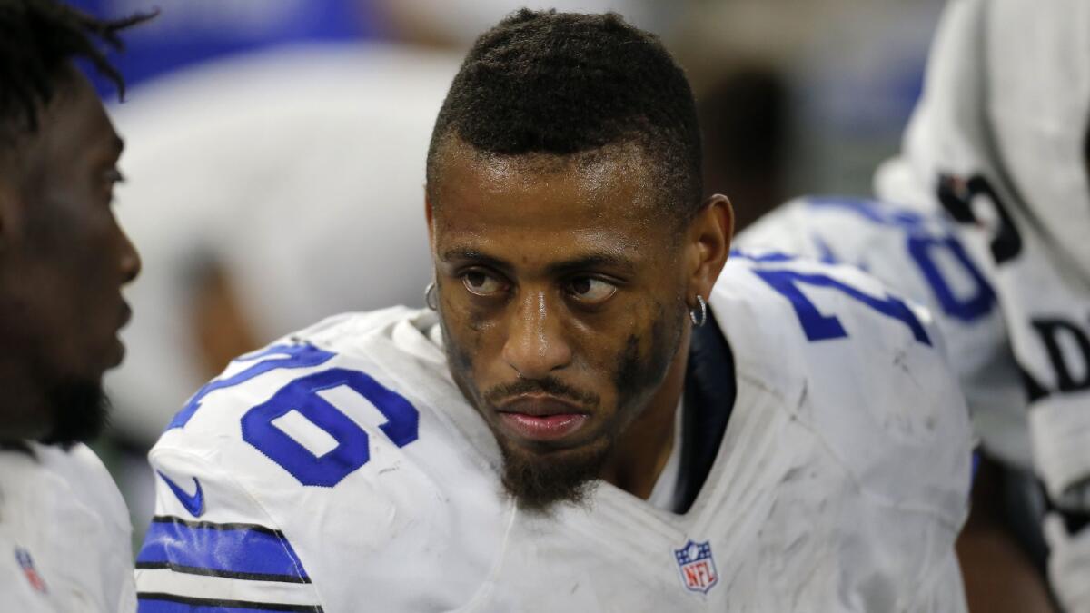Greg Hardy played one year for Dallas after spending his five NFL seasons in Carolina.