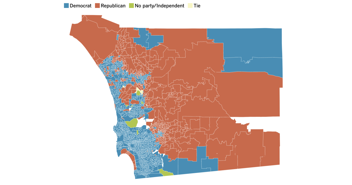 Interactive maps See how San Diego County voted in the general