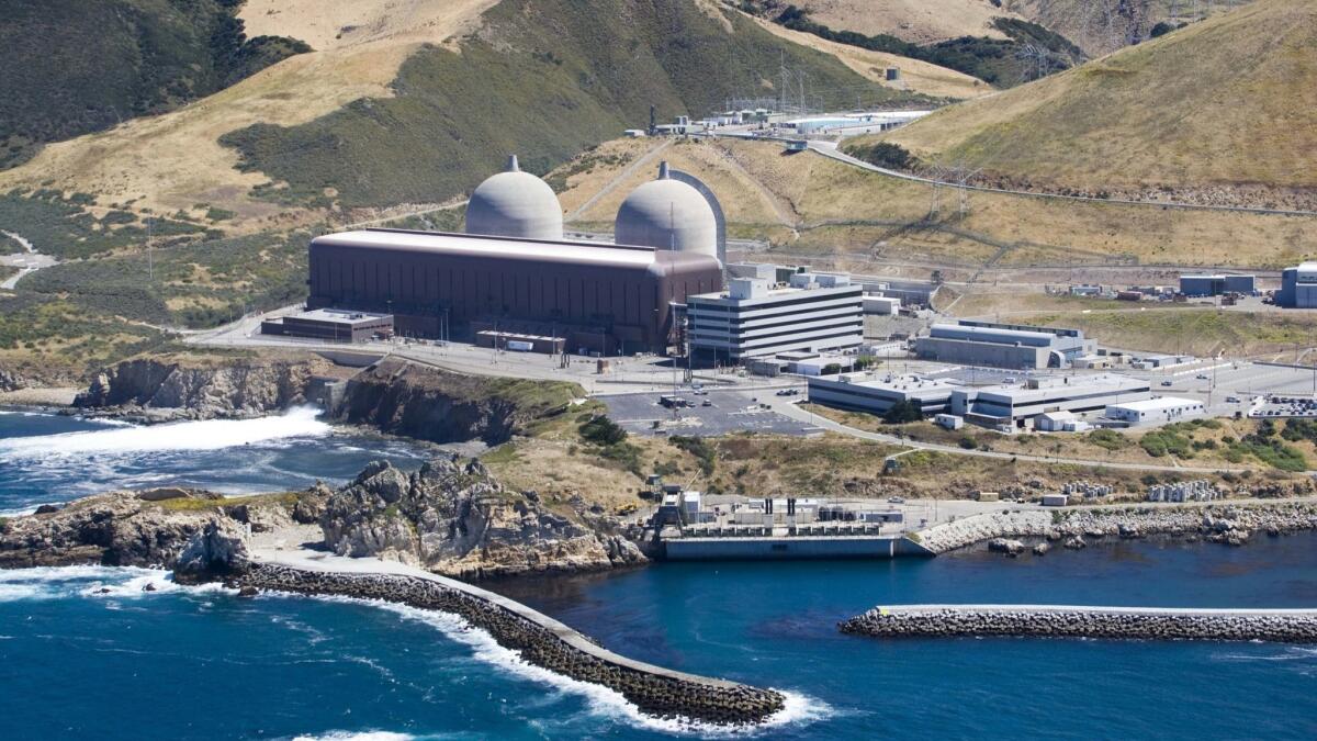 Diablo Canyon in San Luis Obispo County is the last nuclear power plant in operation in California.
