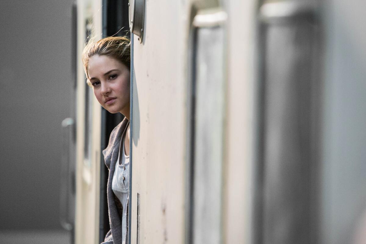 Shailene Woodley as Beatrice "Tris" Prior, in the film "Divergent."