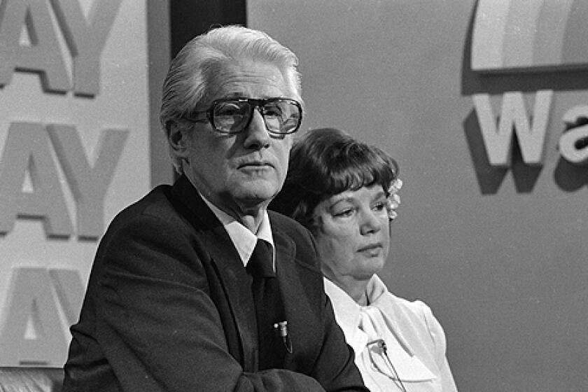 Former Associate FBI Director W. Mark Felt, and his wife Audrey, appear on NBC's "TODAY" television show in Washington, D.C. in this Tuesday, April 11, 1978 file photo.