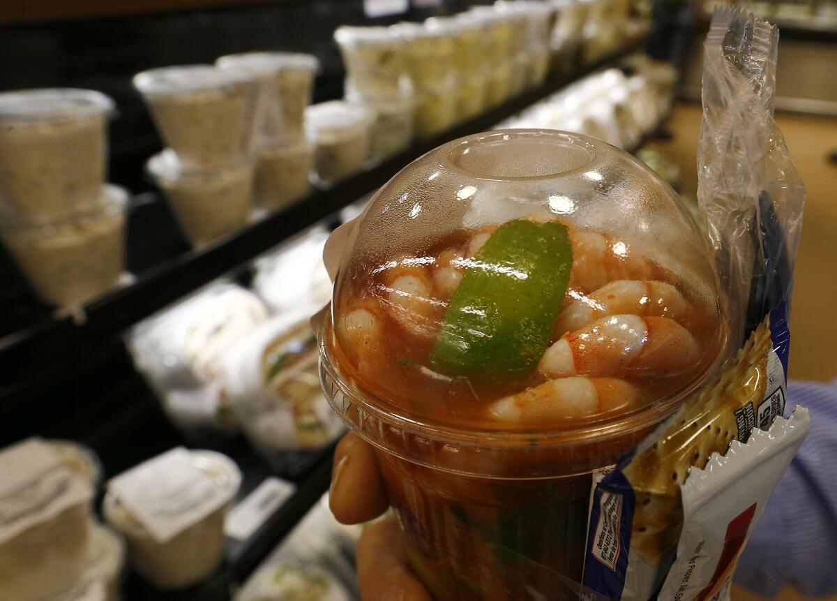 Shrimp cocktail from Northgate González Market