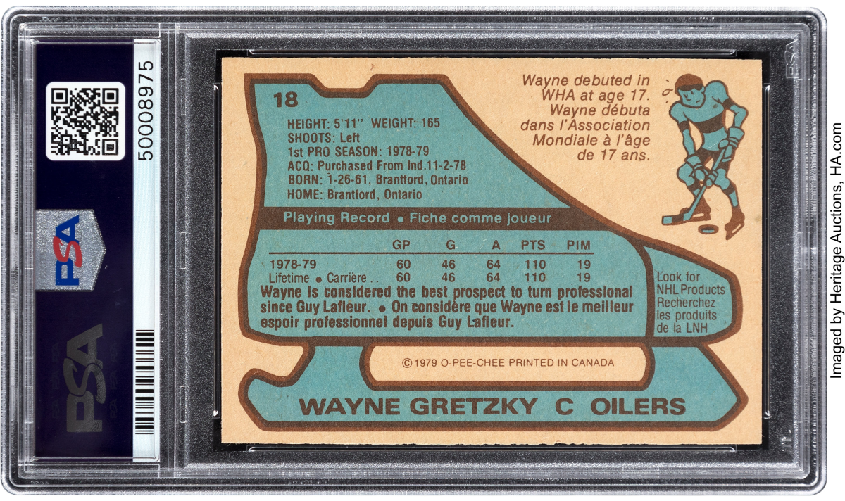 Why Wayne Gretzky rookie card fetched $1.29 million at auction - Los  Angeles Times