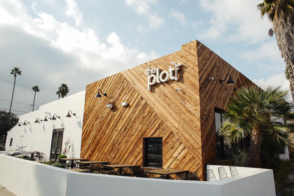 The Plot restaurant in Oceanside.