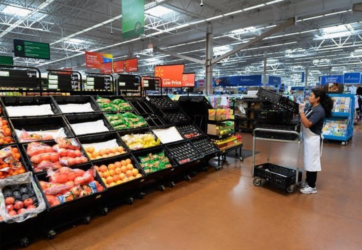 Wal-Mart is one of the major retail chains to post disappointing earnings for the most recent quarter. Its results were helping to drag stocks down on Thursday.