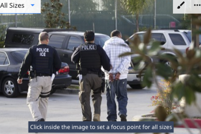 Immigration & Customs Enforcement detain a man in Chula Vista