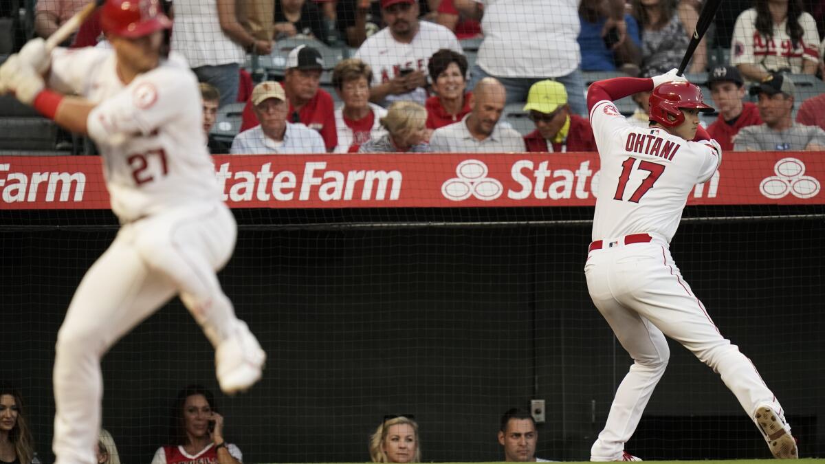 Trout homers again as Angels sweep twinbill from Mariners - The San Diego  Union-Tribune