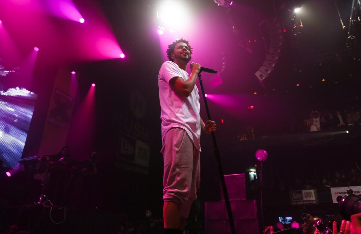 J Cole performs at the ACL Moody Theater.