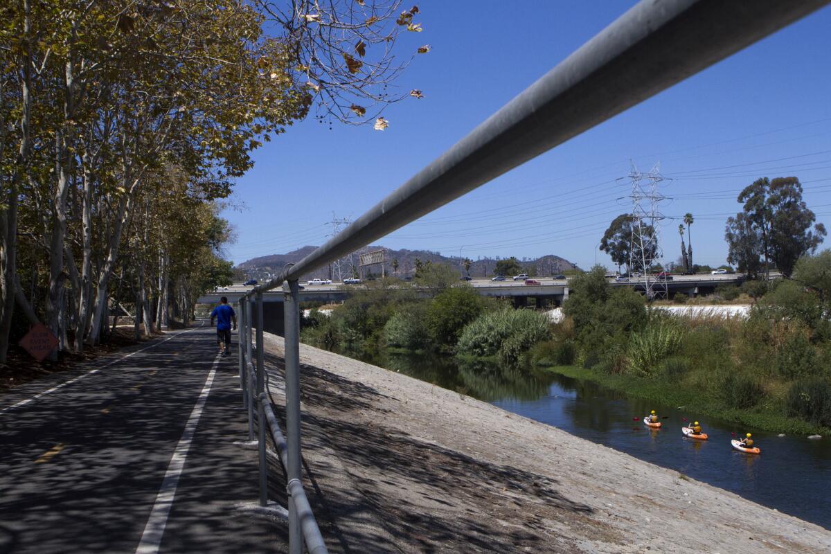 Earth Day idea: Learn the history and future of the L.A. River at Marsh Park on Saturday.