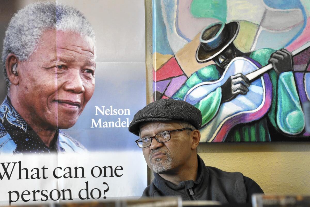 Tom Hamilton, 62, is one of the owners of Eso Won Books, which specializes in African and African American books, movies and music.