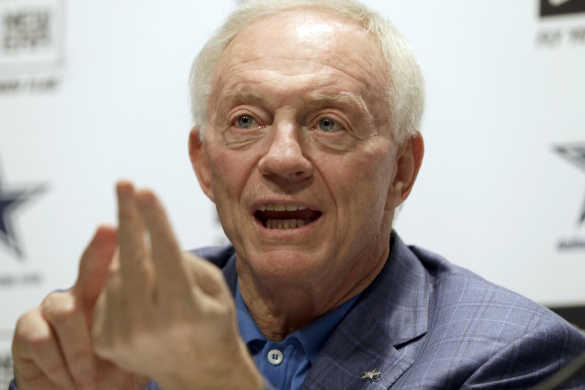 Cowboys owner Jerry Jones says he supports the idea of NFL playoff expansion.