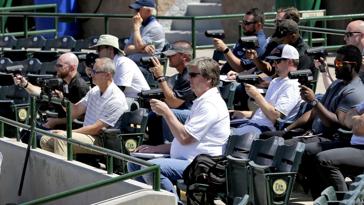 Does Tim Lincecum still have enough velocity to get out major leaguers on a regular basis? Scout, and now the Angels, have kept a watchful eye.