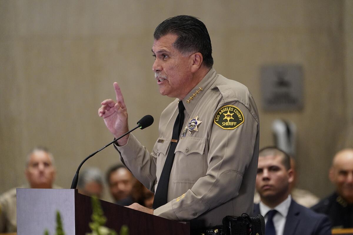 State probe of Sheriff’s Department said to be near settlement