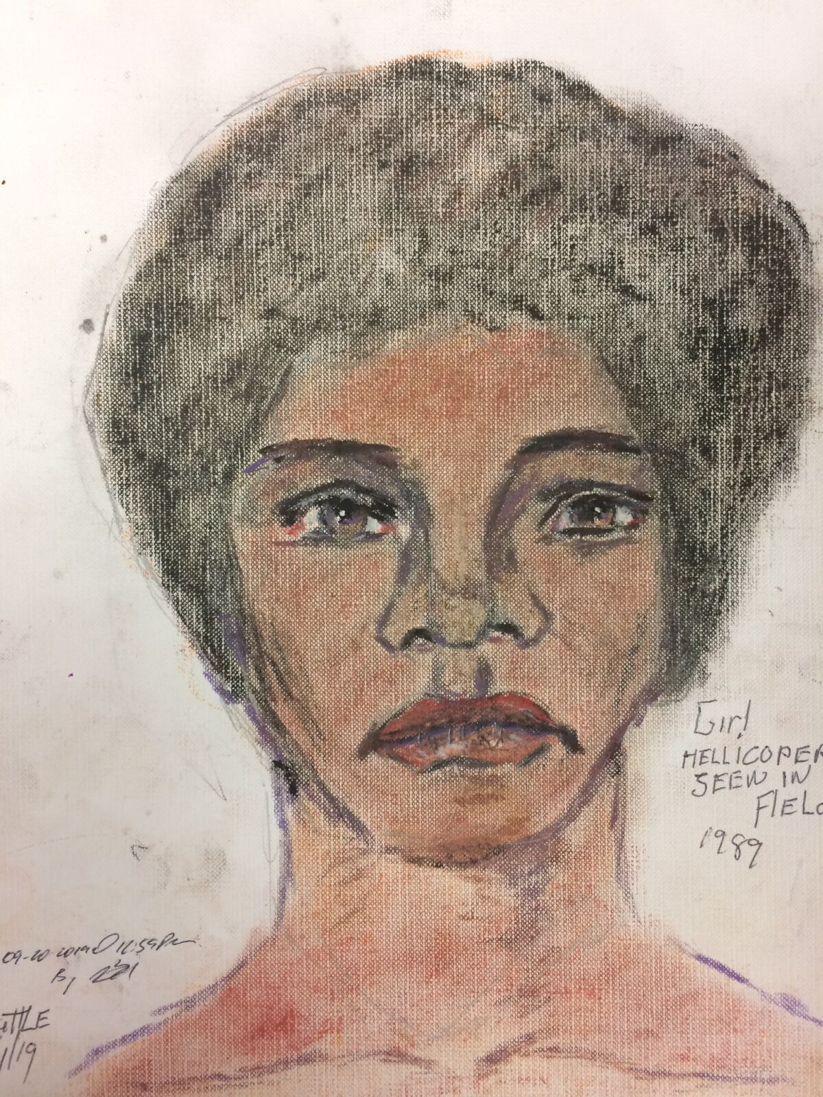 Samuel Little says he strangled this woman and left her body in tall grass in Los Angeles County.