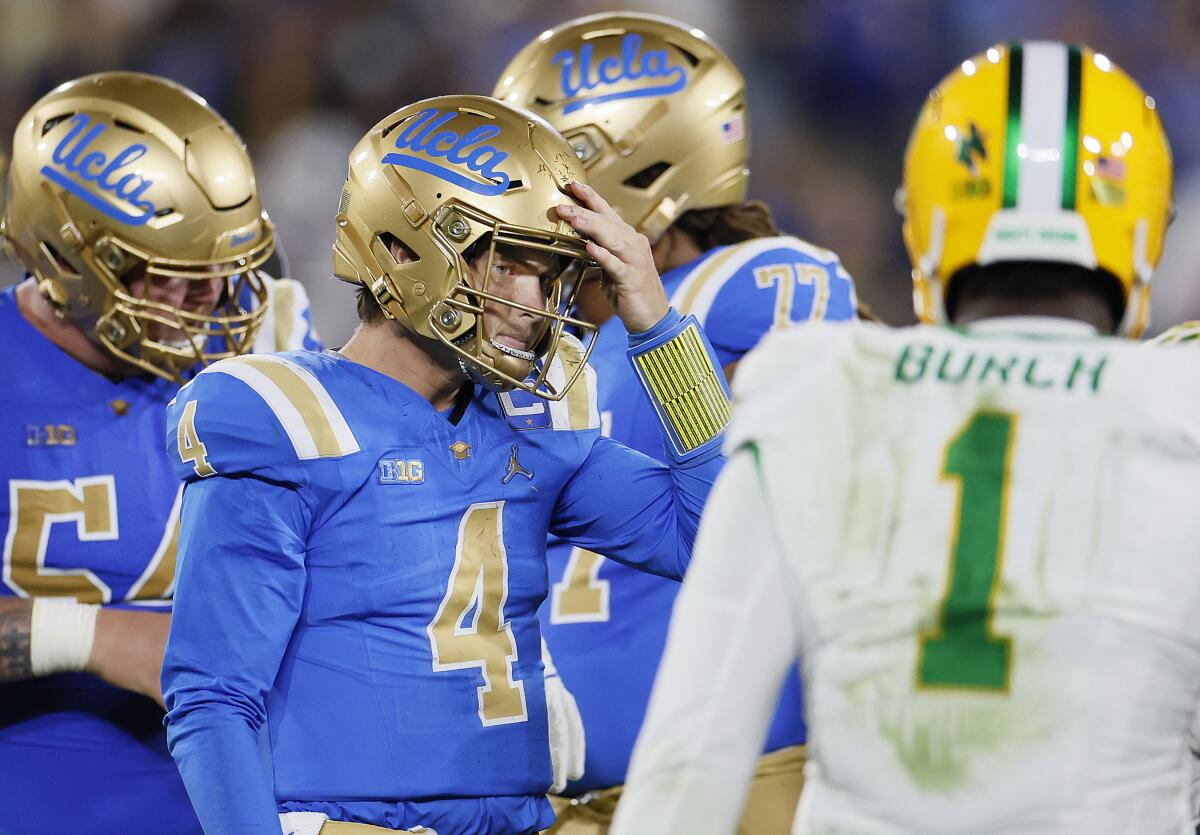 Will Ethan Garbers play for UCLA against Penn State? He'll try - Los ...