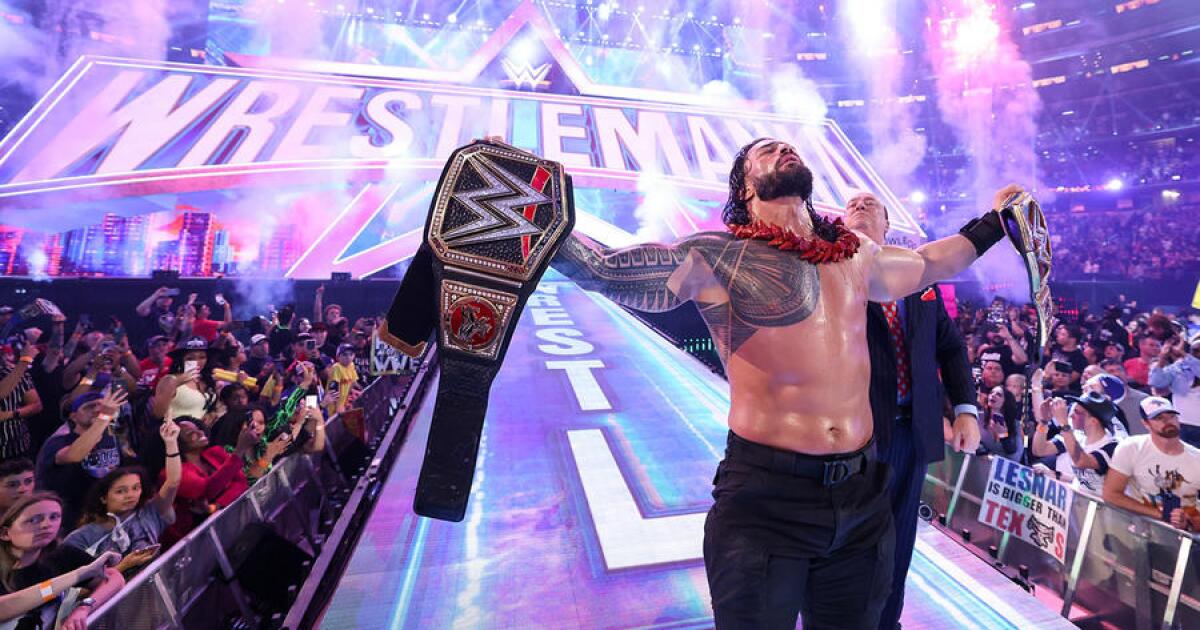 WrestleMania Roman Reigns talks about the Bloodline and how leukemia