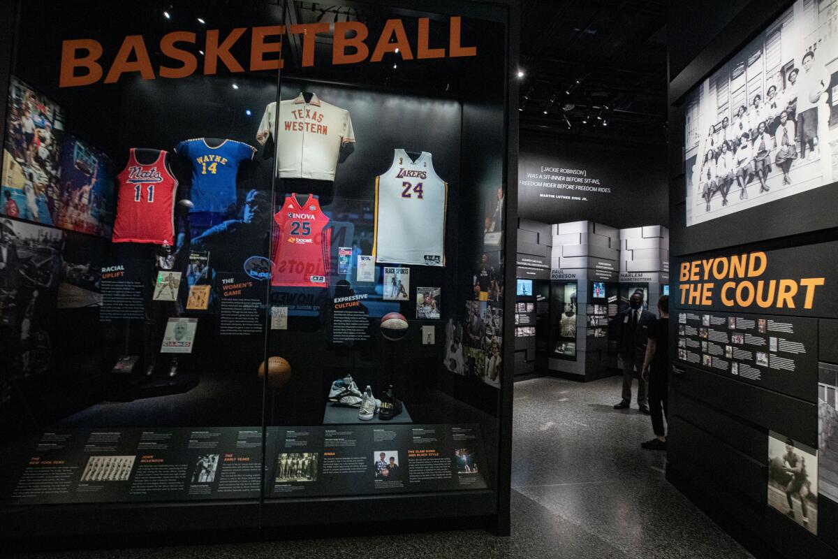Kobe Bryant's Lakers jersey now on display at the NMAAHC