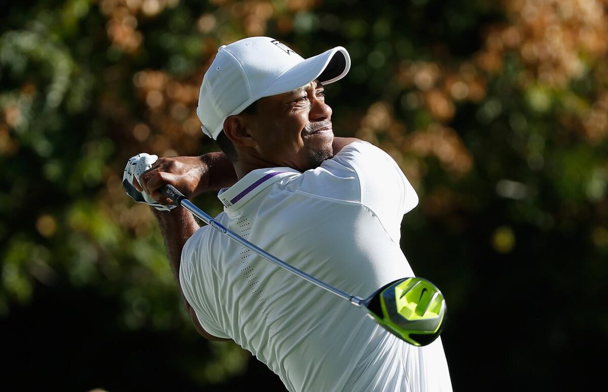 Tiger Woods hits a shot during a pro-am prior to the start of the Hero World Challenge on Wednesday at the Isleworth Golf & Country Club in Windermere, Fla.