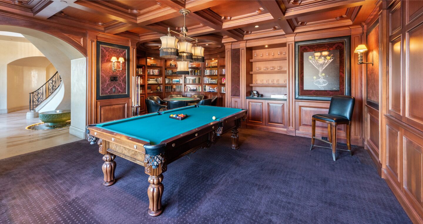 The billiards room.