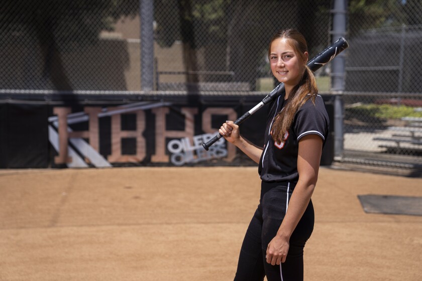 Huntington Beach High School pitcher Zoe Prystajko is the Daily Pilot Softball Dream Team Player of the Year.