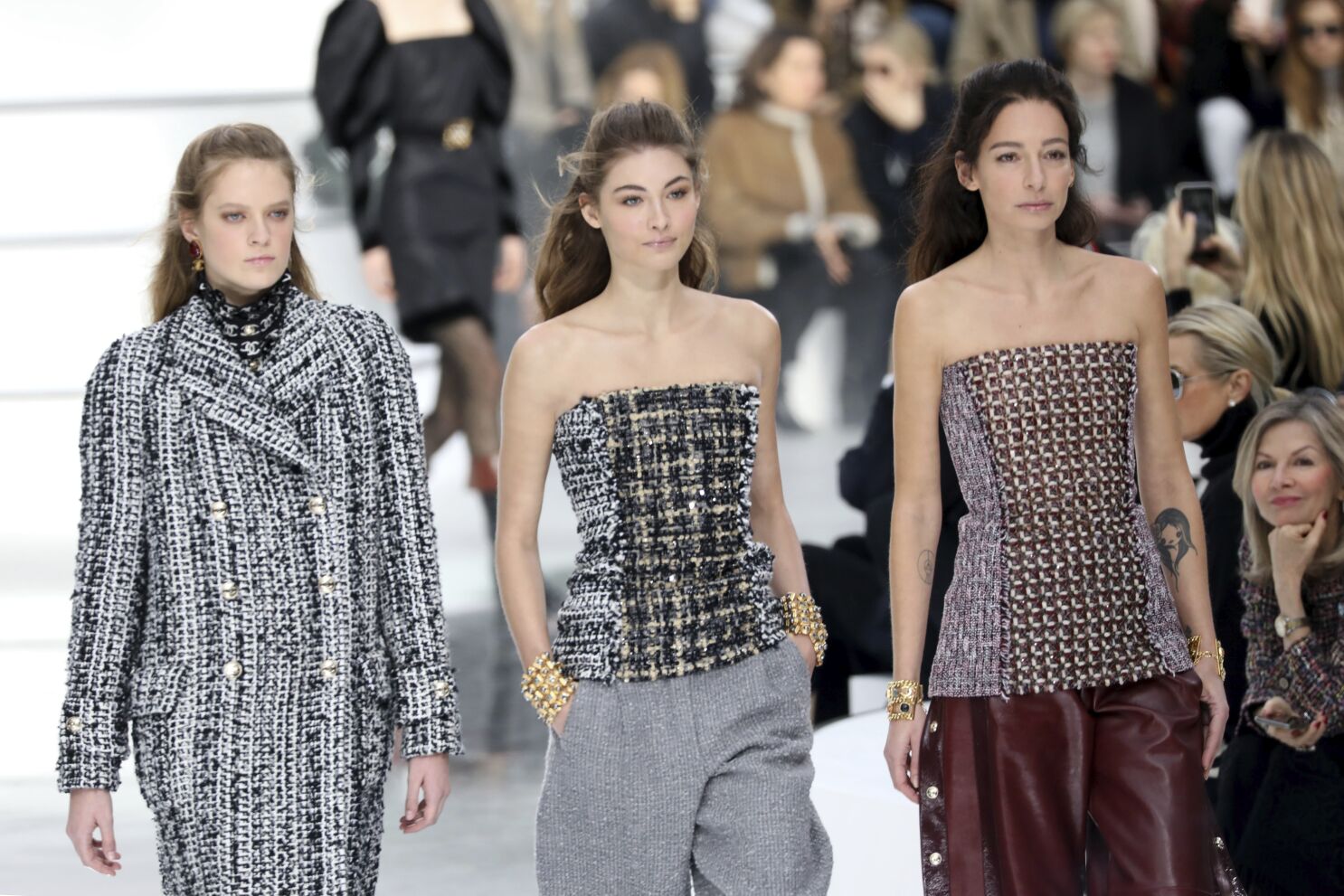 Vuitton stages style history wall, Chanel goes pared-down - The San Diego  Union-Tribune