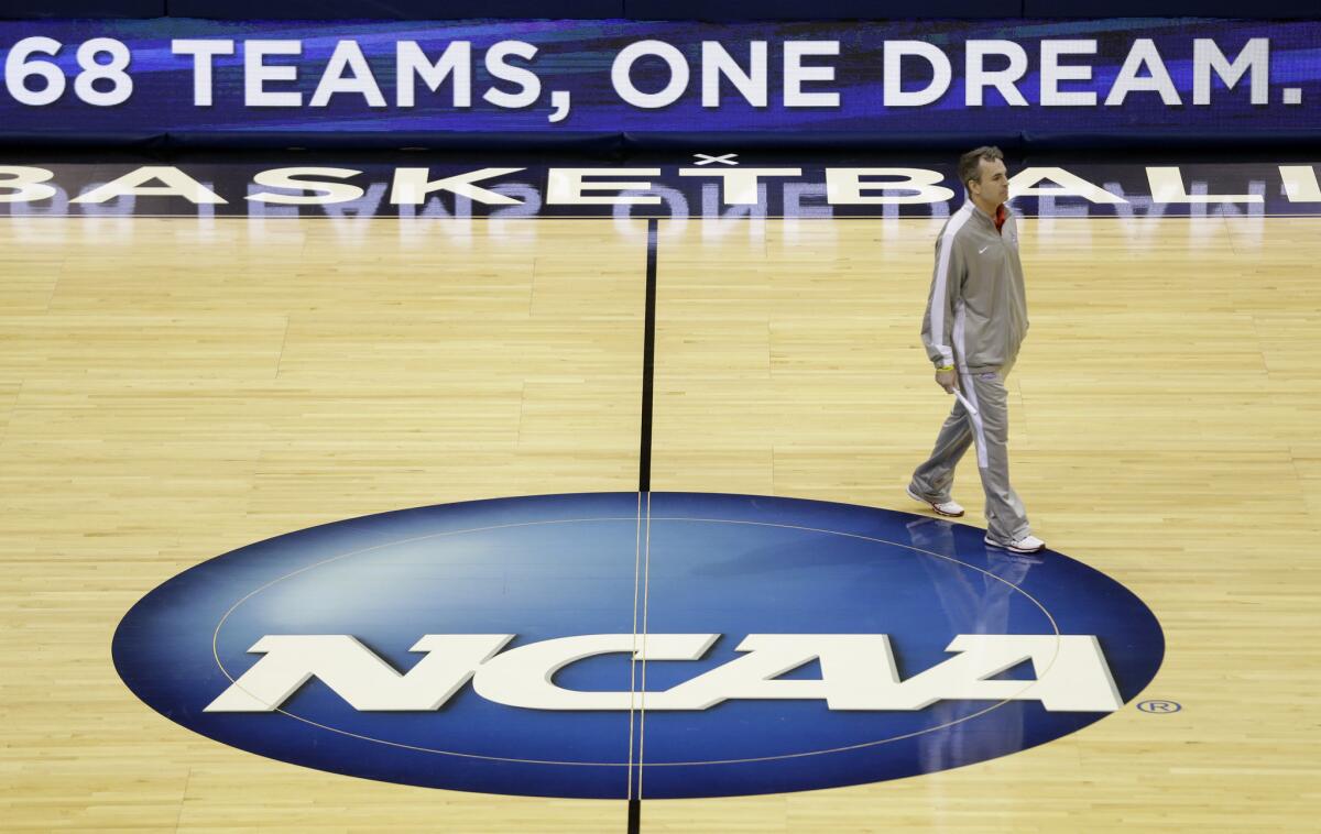 NCAA needs to cancel March Madness this year, writes columnist Dylan Hernandez.