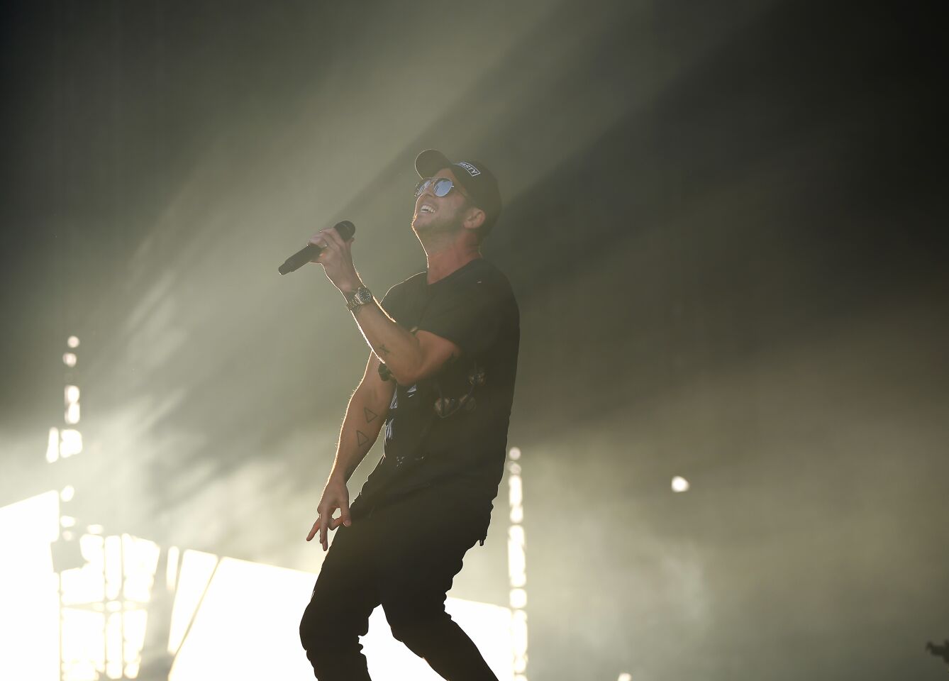Ryan Tedder of the band OneRepublic performs at the Sunset Cliffs stage at KAABOO Del Mar on Sept. 14, 2019.