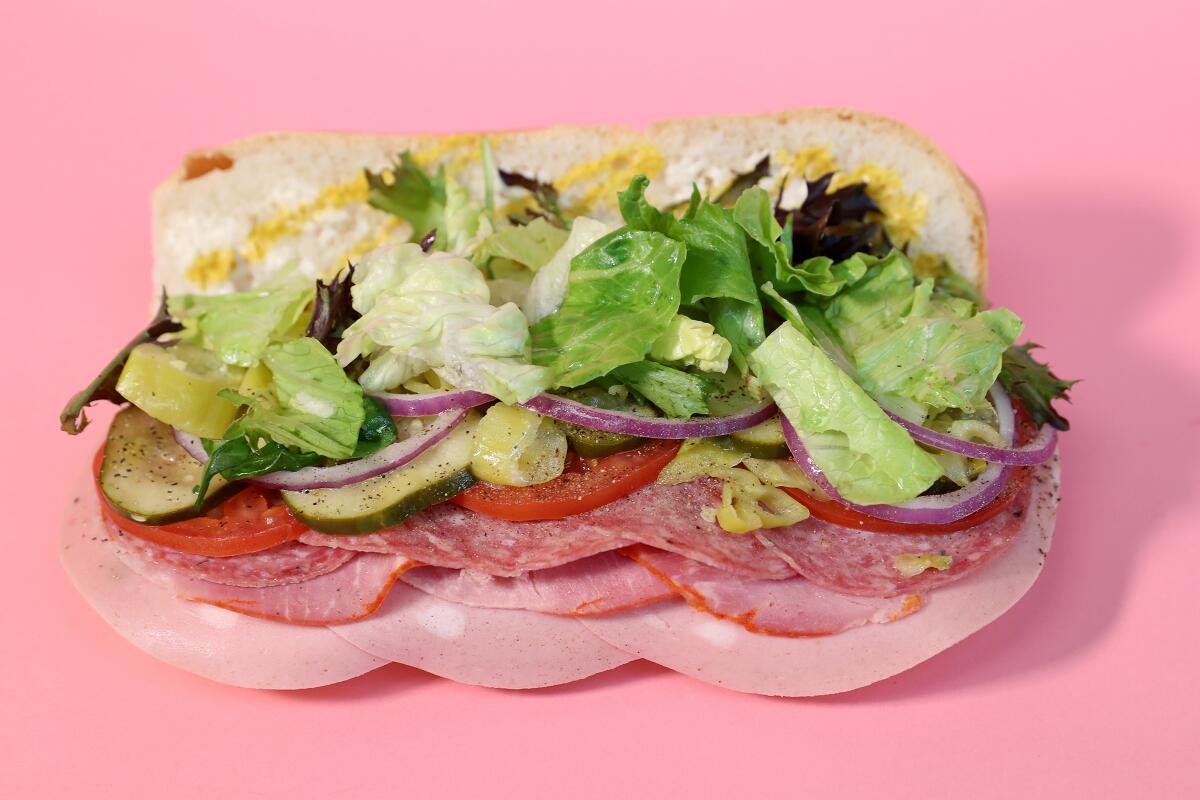 The Italian Cold Cut sandwich at the Foggia Italian Market in Lakewood.