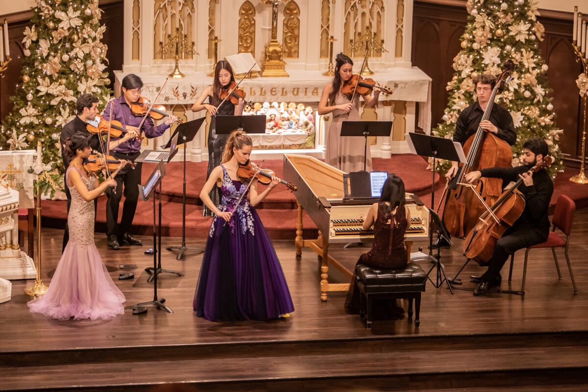 A Kontrapunktus performance at St. John's Lutheran Church in Orange last winter.