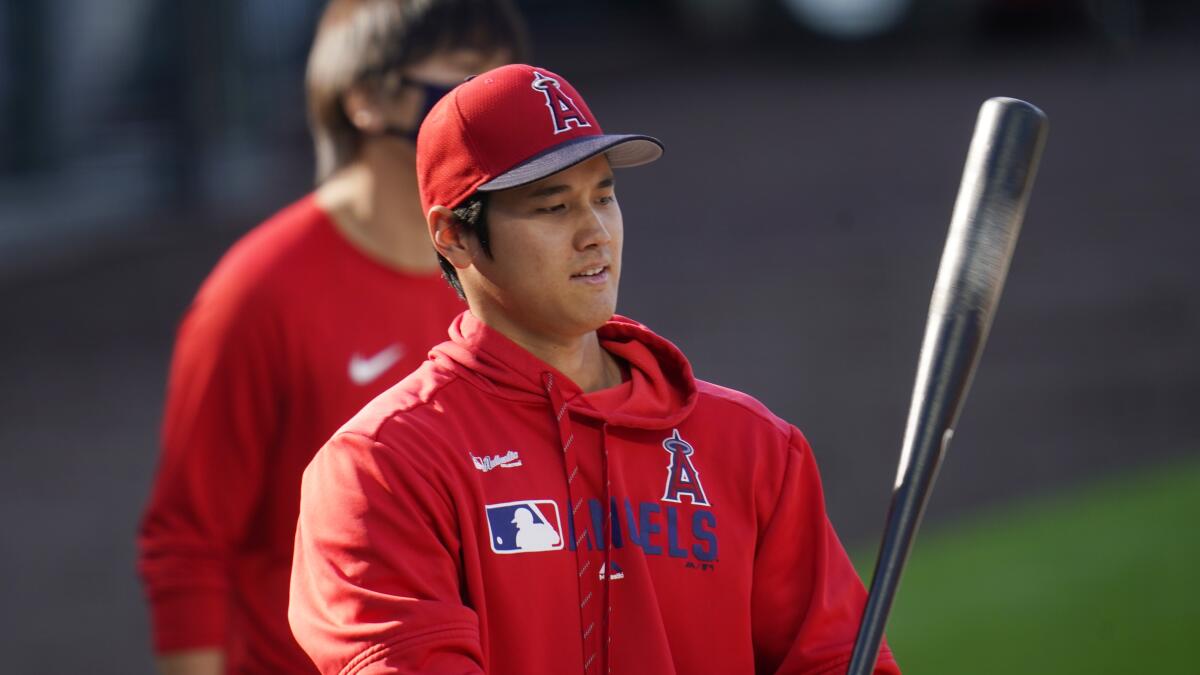 How Angels will maximize Shohei Ohtani's starts and swings - Los Angeles  Times