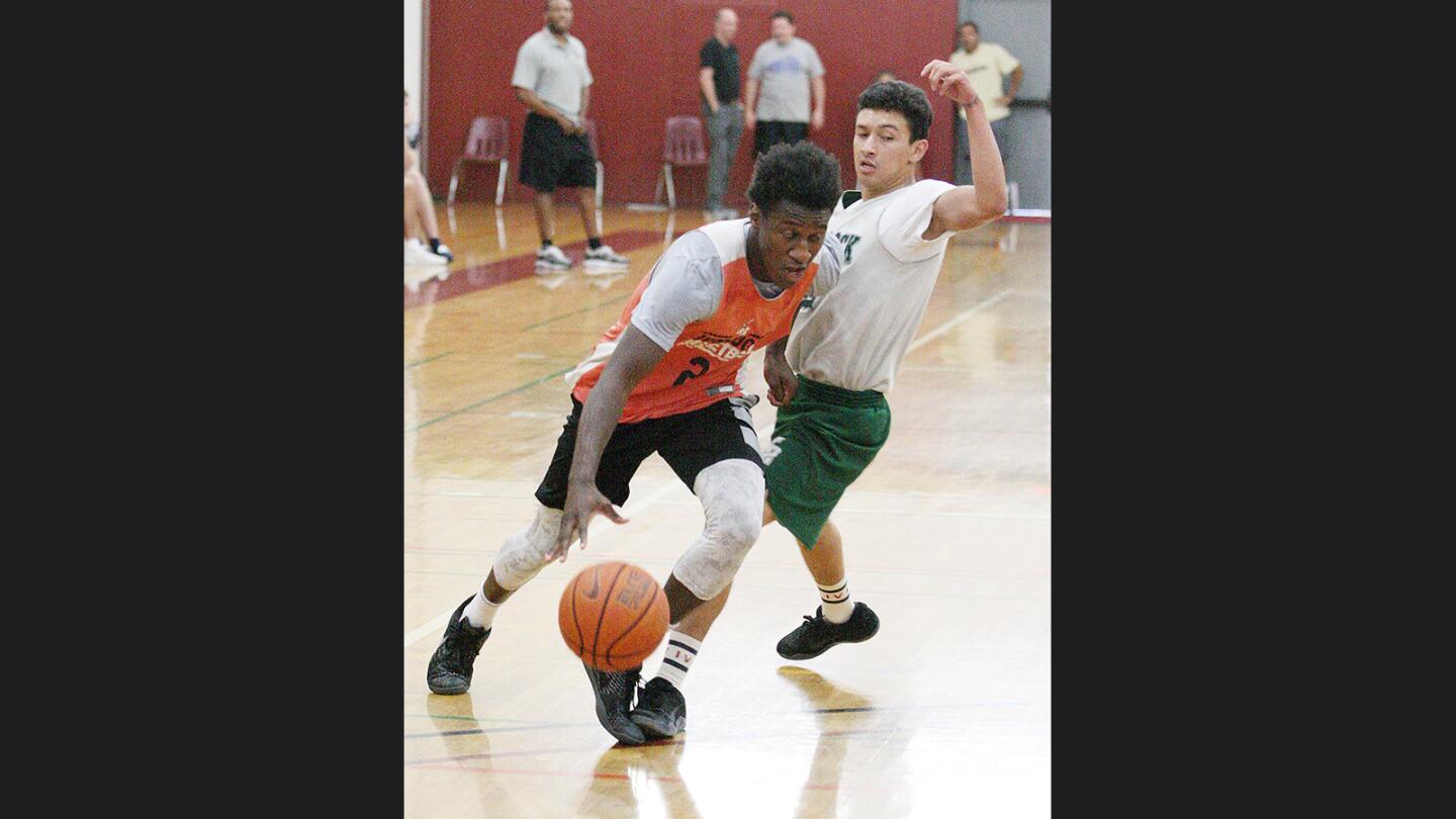 Photo Gallery: Summer league basketball in Glendale College Shootout between Burroughs and Eagle Rock