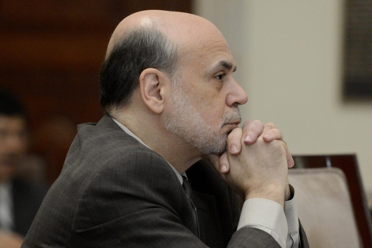 Federal Reserve Chairman Ben S. Bernanke and other officials have indicated they could start tapering the bond purchases as soon as September and end them in mid-2014 if the economy and job market continued to improve as the central bank expected.