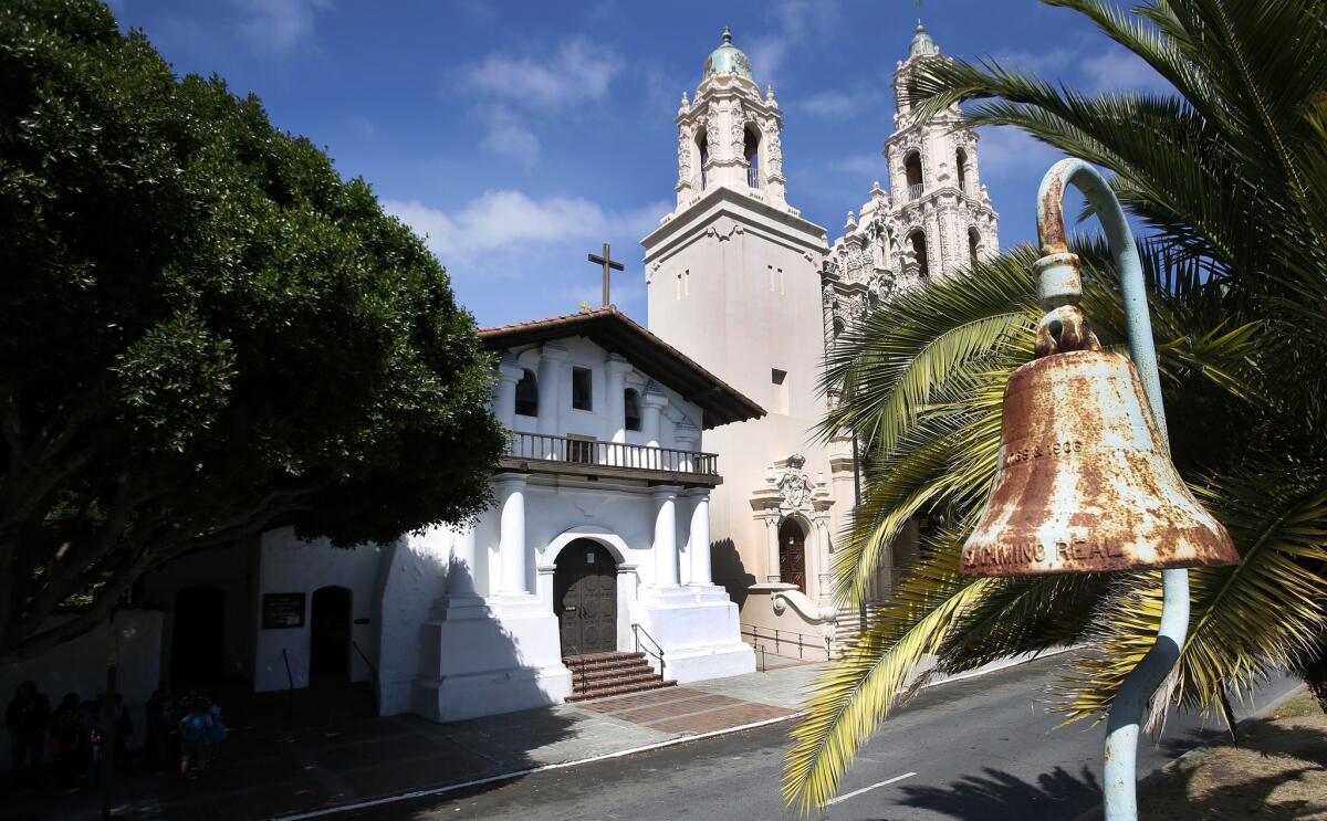 A view of Mission Dolores, considered the oldest surviving structure in San Francisco.