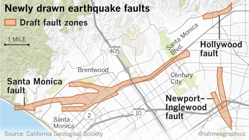 los angeles california fault line map Earthquake Fault Maps For Beverly Hills Santa Monica And Other los angeles california fault line map