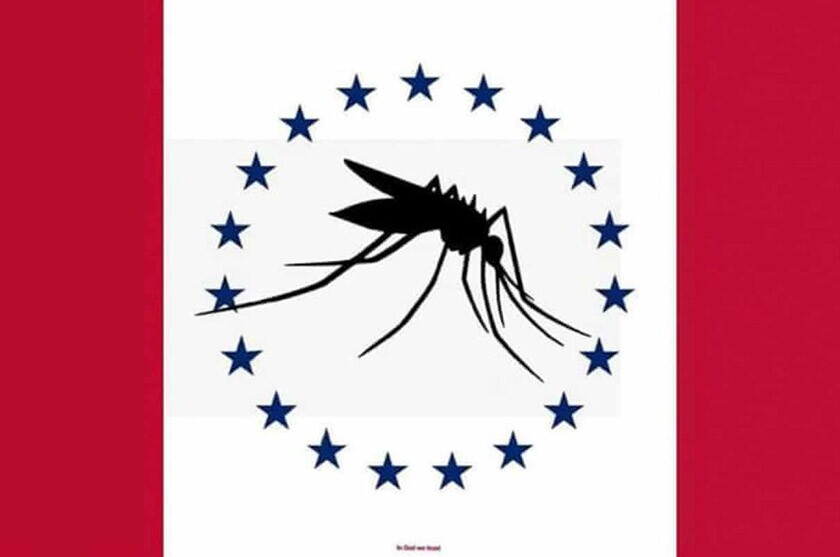 A Mississippi man said he created the “mosquito flag" to poke fun at a coworker who had been against changing the flag.