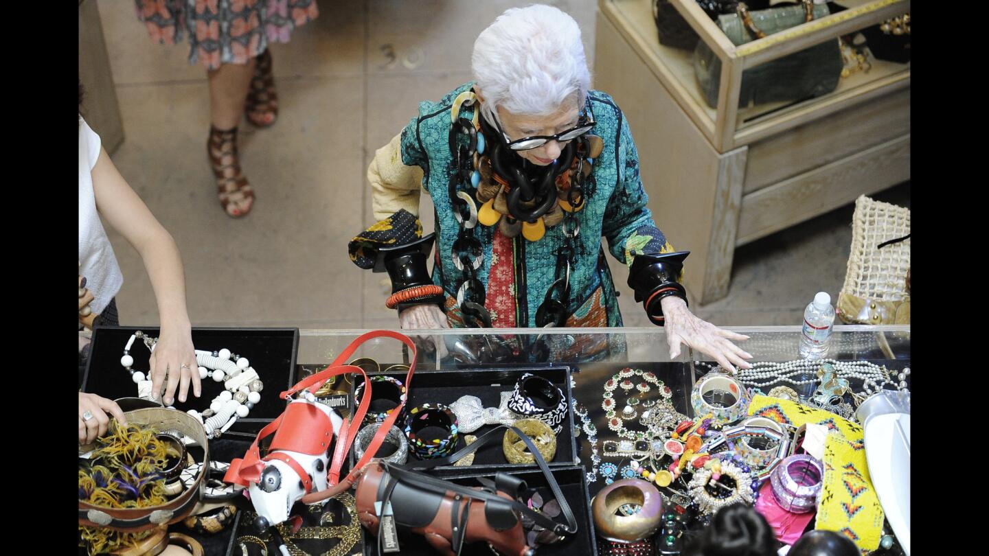 Shopping with Iris Apfel