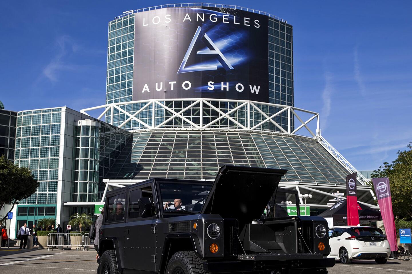 LA Auto Show: While Detroit hits the gas pedal, Europeans embrace  electrification - Los Angeles Times