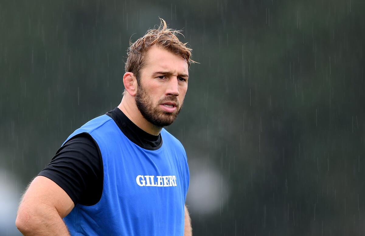 Chris Robshaw, shown during a Barbarians training session last year in England, is now with the San Diego Legion.