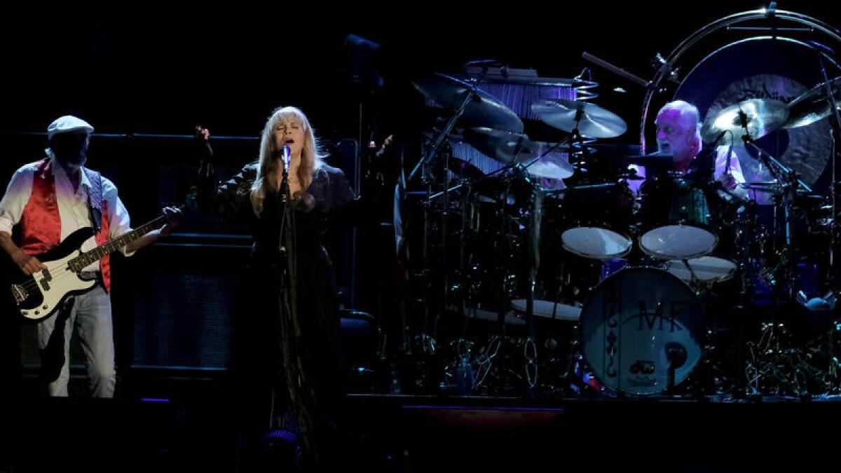 Fleetwood Mac, shown performing Sunday in Los Angeles at the Classic West festival, is the Reocrding Academy's choice for 2018 MusiCares Person of the Year
