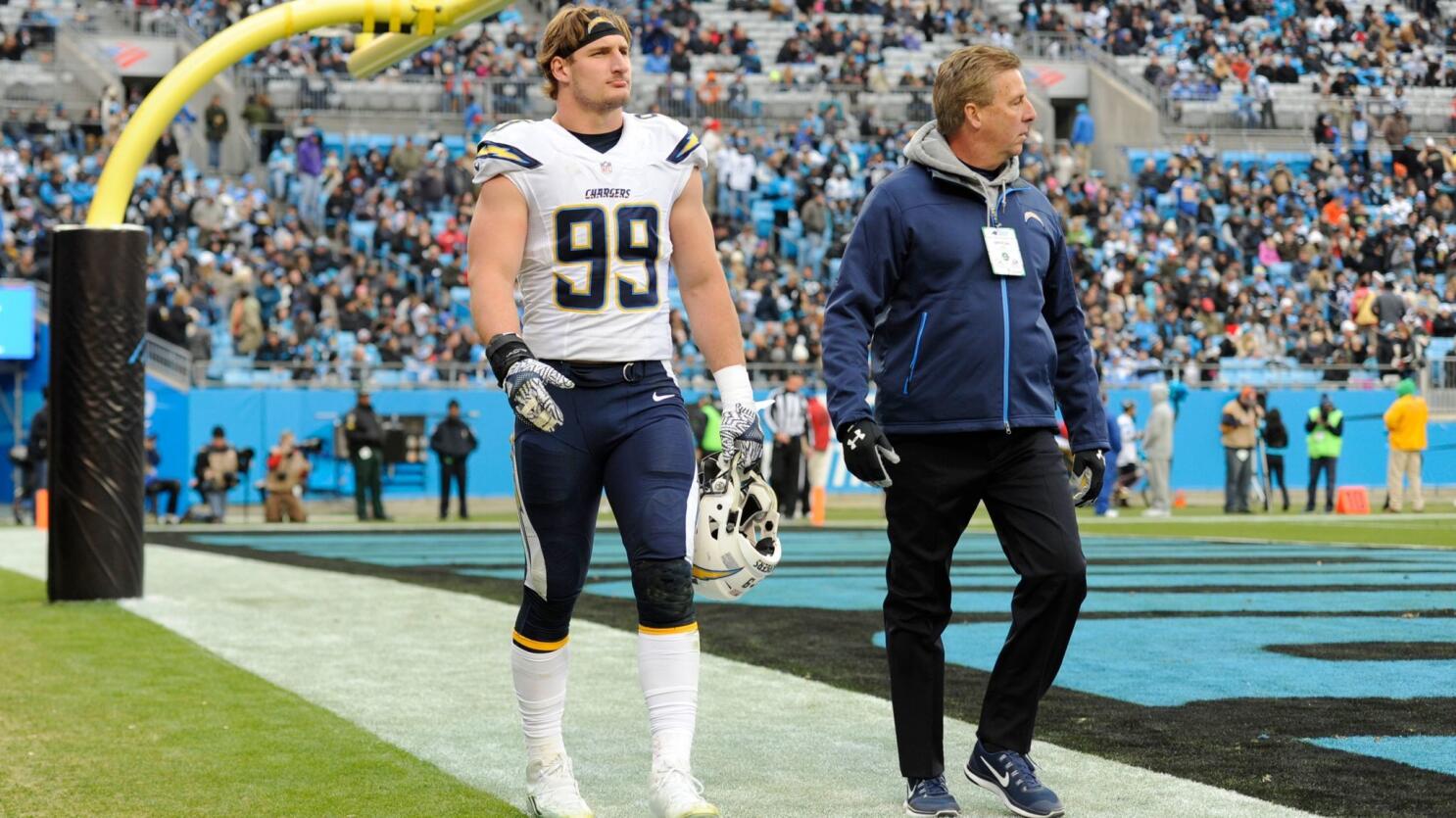 Bosa on field; Chargers to pick up Verrett option - The San Diego  Union-Tribune